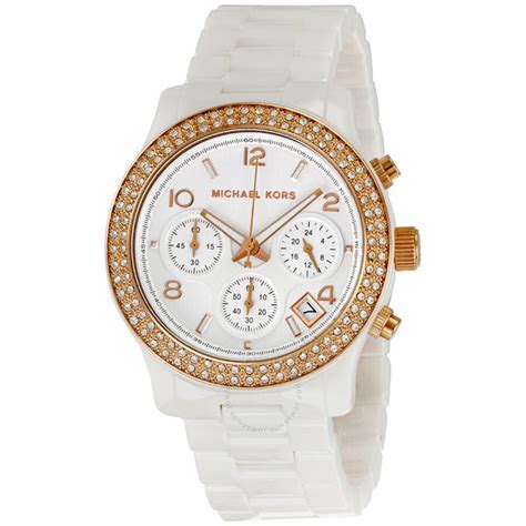 michael kors watch women white|Michael Kors white watches.